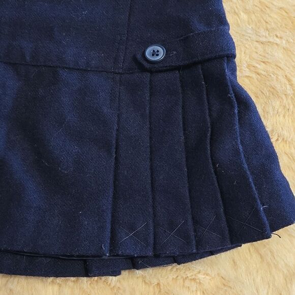 JANIE AND JACK NAVY BLUE WOOL FULLY LINED SKIRT, SIZE 12-18 MONTHS, NWOT - Picture 3 of 8